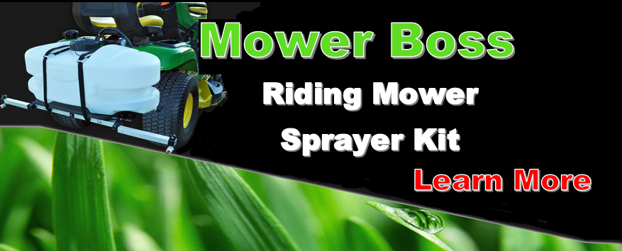 Lawn mower sprayer online attachment